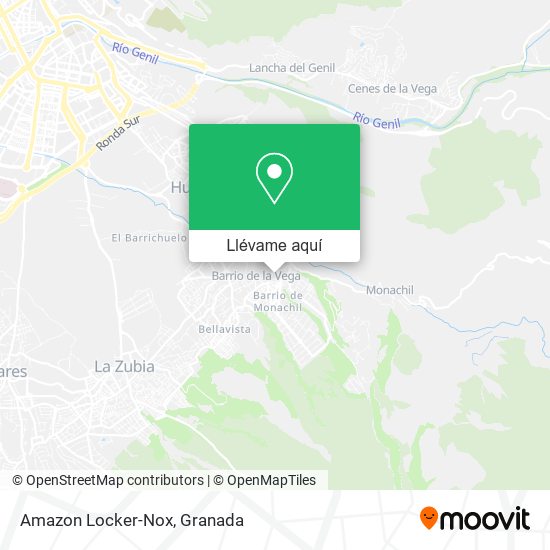 Mapa Amazon Locker-Nox