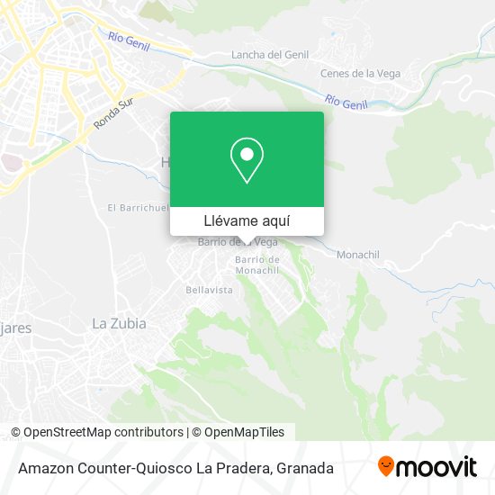 Mapa Amazon Counter-Quiosco La Pradera