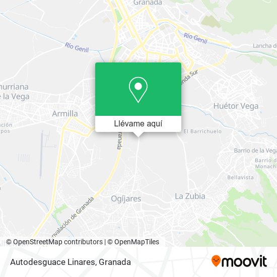 Mapa Autodesguace Linares