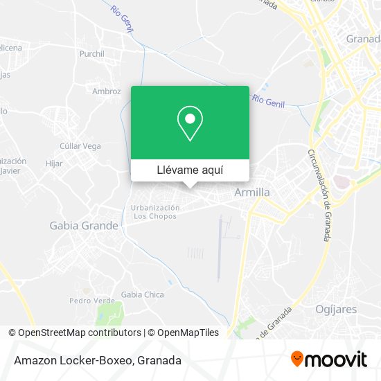 Mapa Amazon Locker-Boxeo