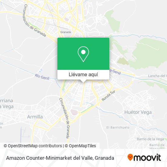 Mapa Amazon Counter-Minimarket del Valle