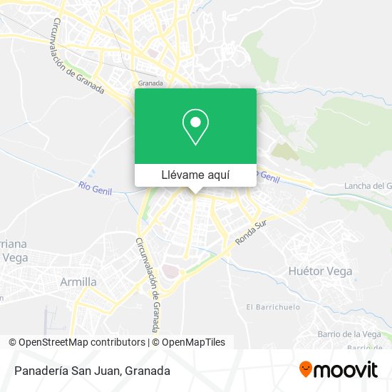 Mapa Panadería San Juan