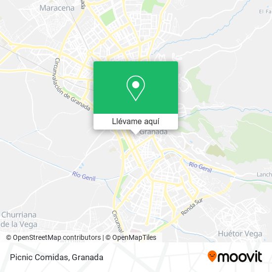Mapa Picnic Comidas