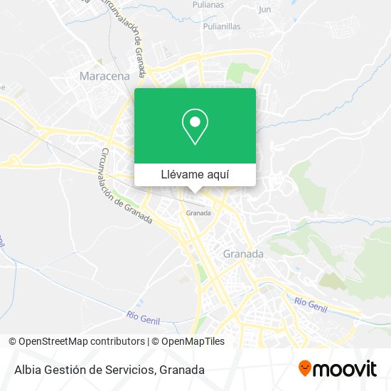 Mapa Albia Gestión de Servicios