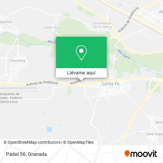Mapa Pádel 56