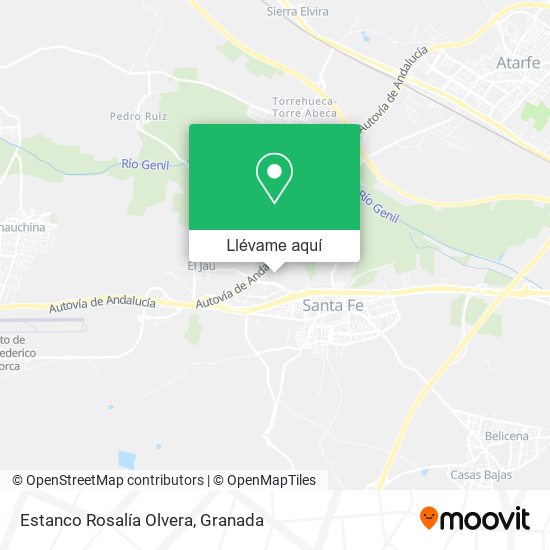 Mapa Estanco Rosalía Olvera