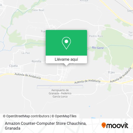 Mapa Amazon Counter-Computer Store Chauchina