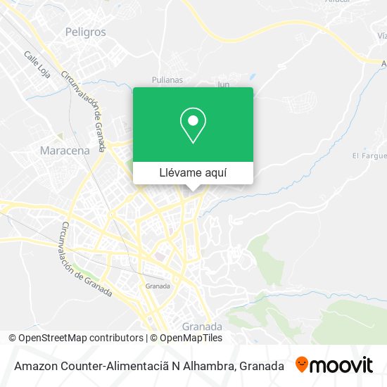 Mapa Amazon Counter-Alimentaciã N Alhambra