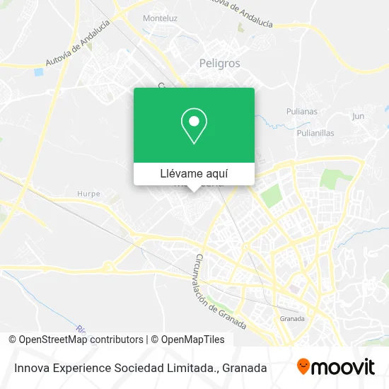 Mapa Innova Experience Sociedad Limitada.