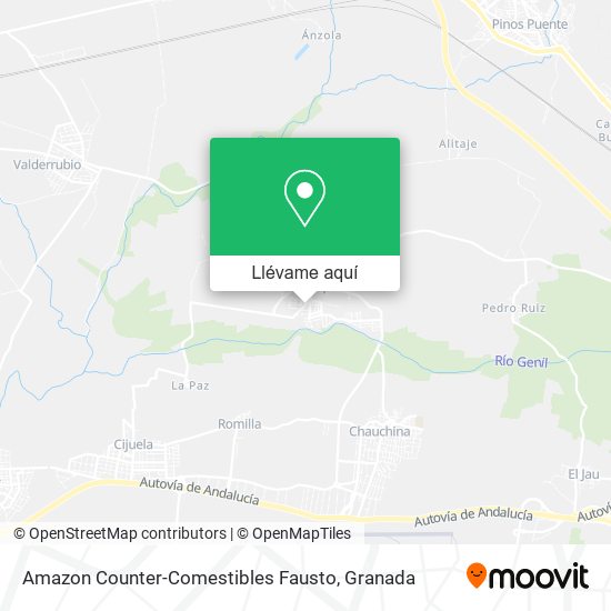 Mapa Amazon Counter-Comestibles Fausto