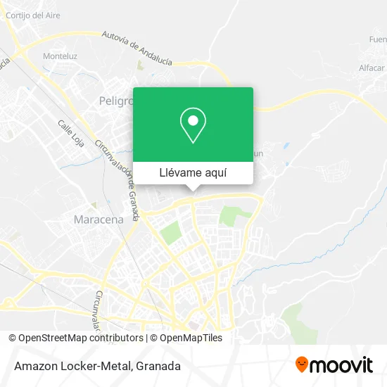 Mapa Amazon Locker-Metal