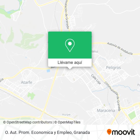 Mapa O. Aut. Prom. Economica y Empleo