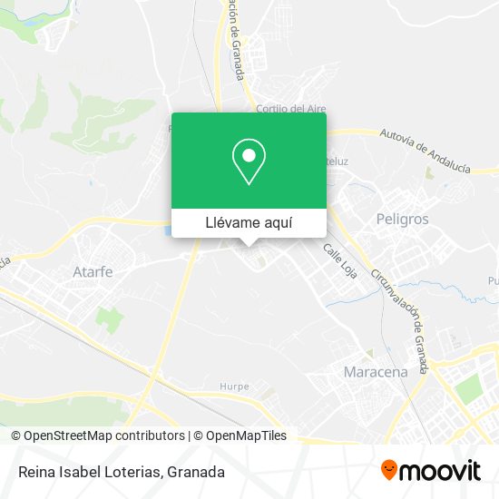 Mapa Reina Isabel Loterias