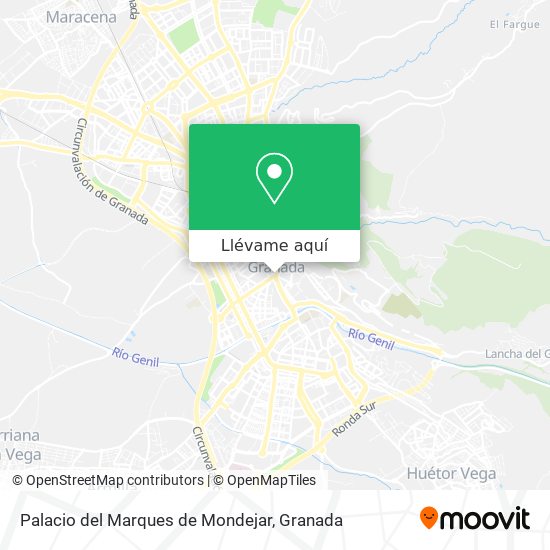 Mapa Palacio del Marques de Mondejar
