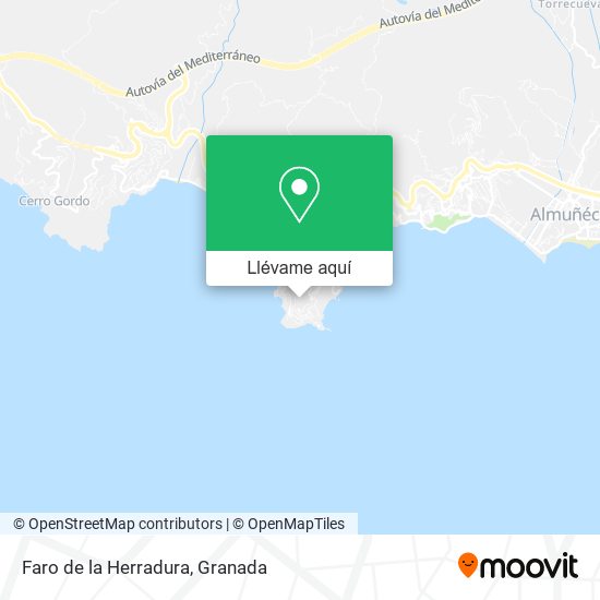 Mapa Faro de la Herradura