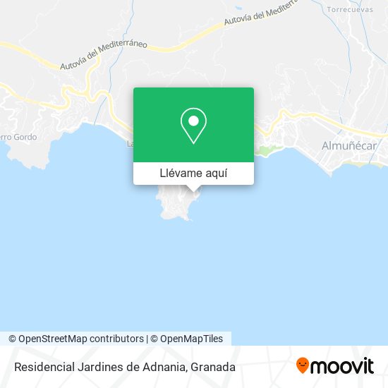 Mapa Residencial Jardines de Adnania