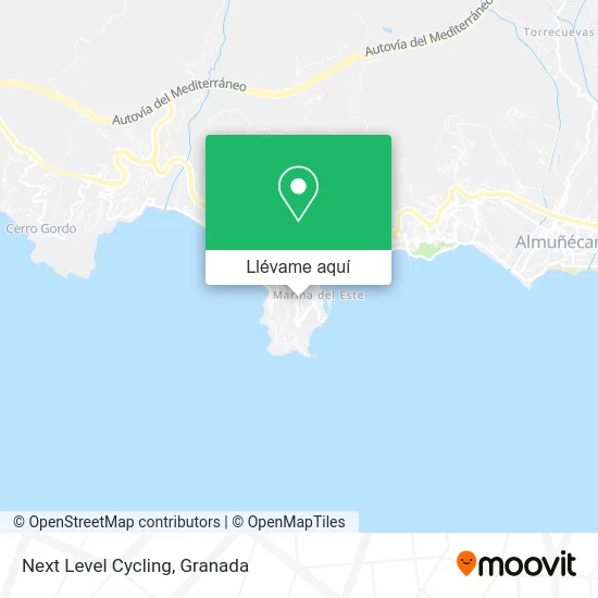 Mapa Next Level Cycling