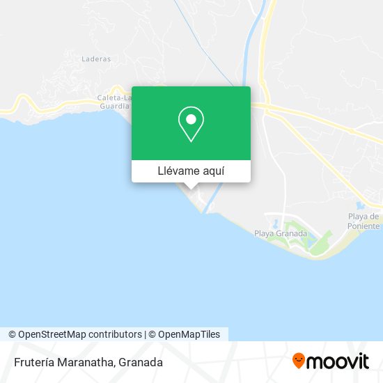 Mapa Frutería Maranatha