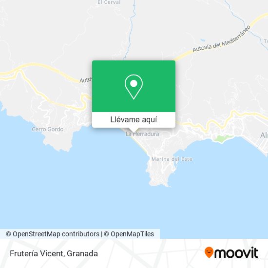 Mapa Frutería Vicent