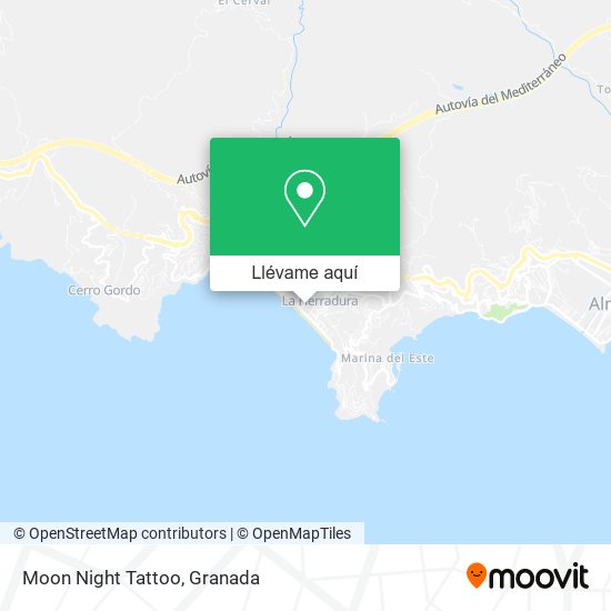 Mapa Moon Night Tattoo