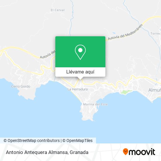 Mapa Antonio Antequera Almansa