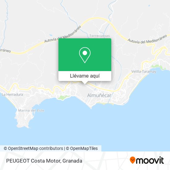 Mapa PEUGEOT Costa Motor