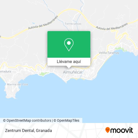 Mapa Zentrum Dental