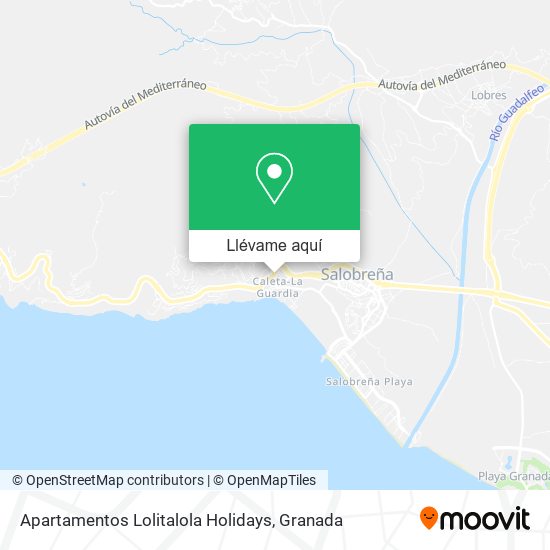 Mapa Apartamentos Lolitalola Holidays