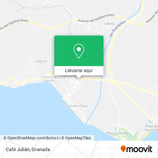 Mapa Café Julián