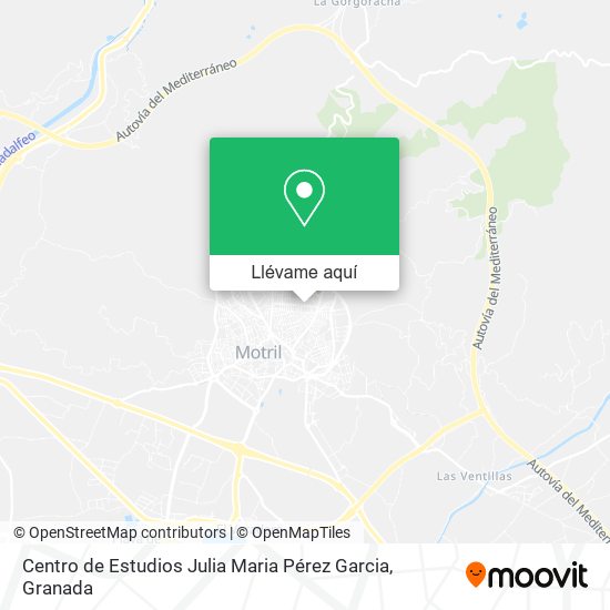 Mapa Centro de Estudios Julia Maria Pérez Garcia