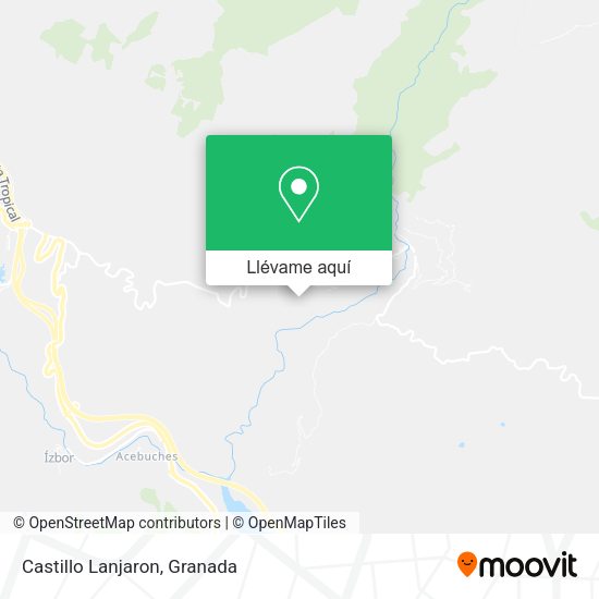 Mapa Castillo Lanjaron