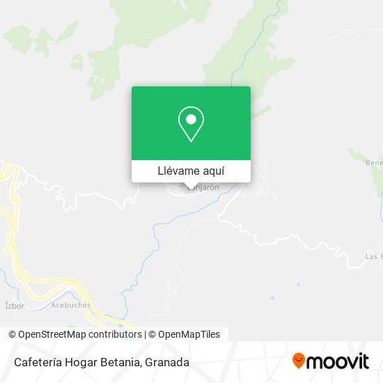 Mapa Cafetería Hogar Betania