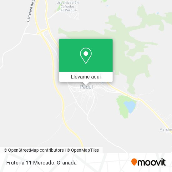 Mapa Frutería 11 Mercado