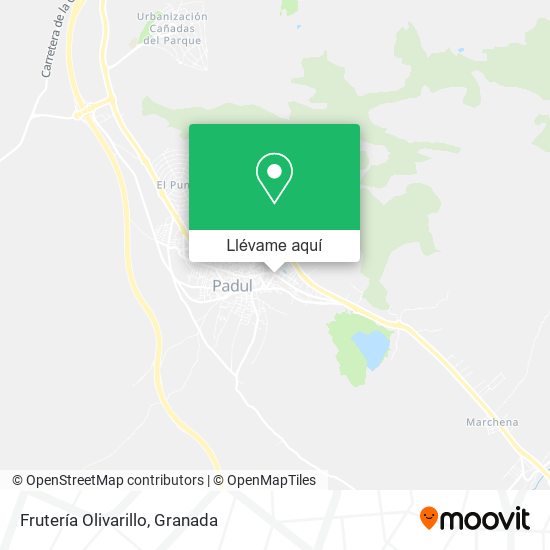 Mapa Frutería Olivarillo