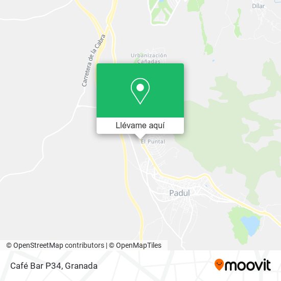 Mapa Café Bar P34