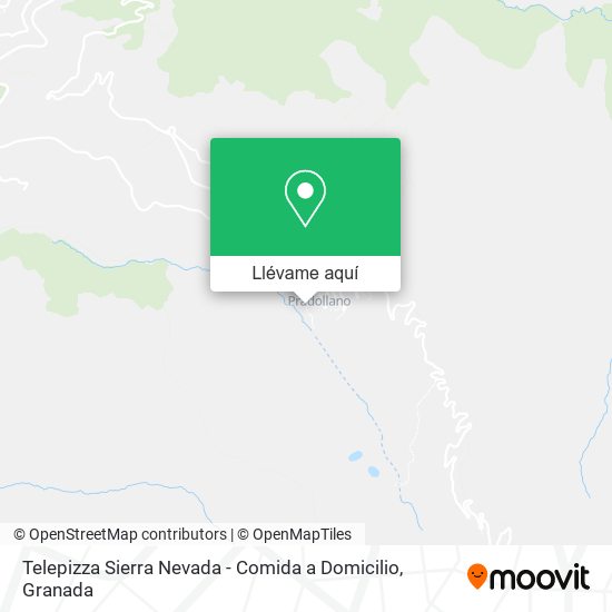 Mapa Telepizza Sierra Nevada - Comida a Domicilio