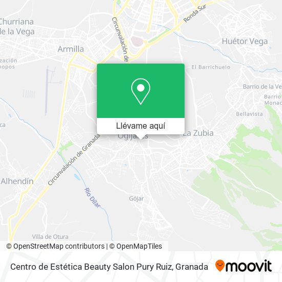 Mapa Centro de Estética Beauty Salon Pury Ruiz