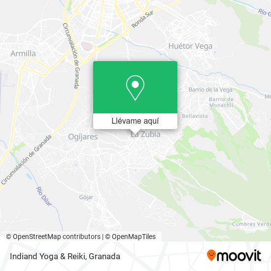 Mapa Indiand Yoga & Reiki