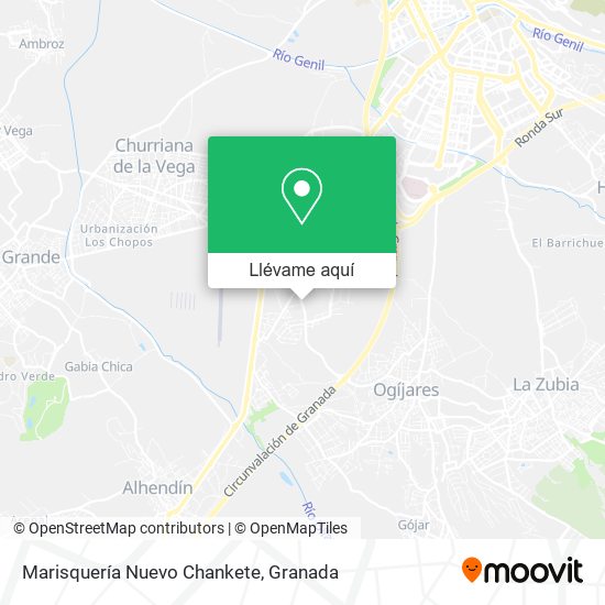 Mapa Marisquería Nuevo Chankete