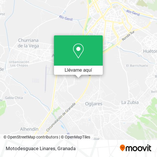 Mapa Motodesguace Linares