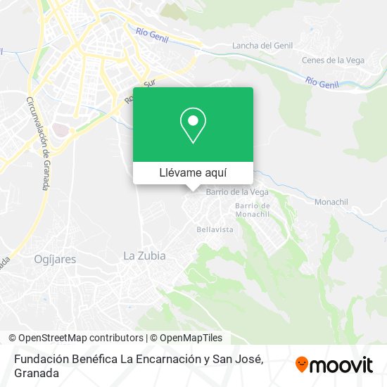 Mapa Fundación Benéfica La Encarnación y San José