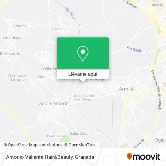 Mapa Antonio Valiente Hair&Beauty