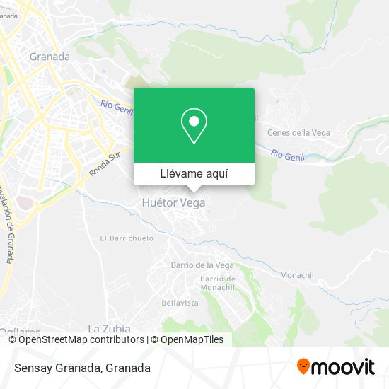 Mapa Sensay Granada