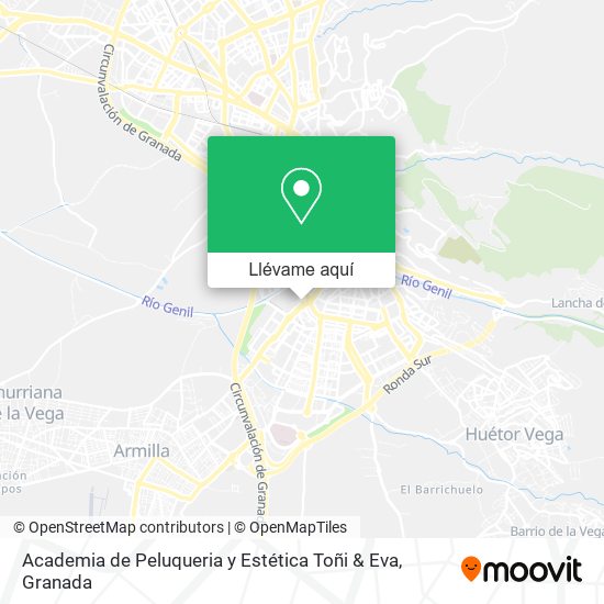 Mapa Academia de Peluqueria y Estética Toñi & Eva