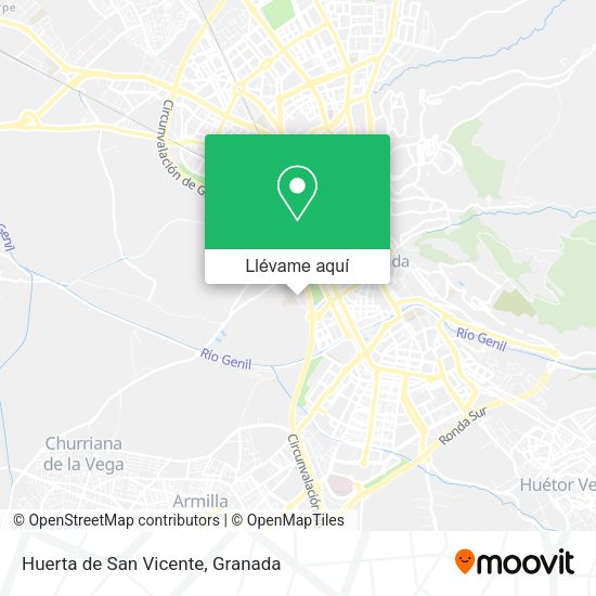 Mapa Huerta de San Vicente