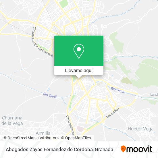 Mapa Abogados Zayas Fernández de Córdoba