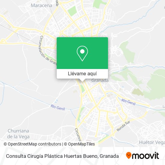 Mapa Consulta Cirugía Plástica Huertas Bueno