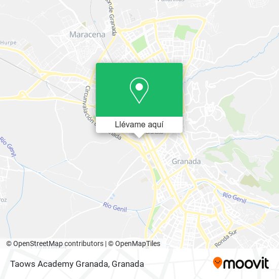Mapa Taows Academy Granada