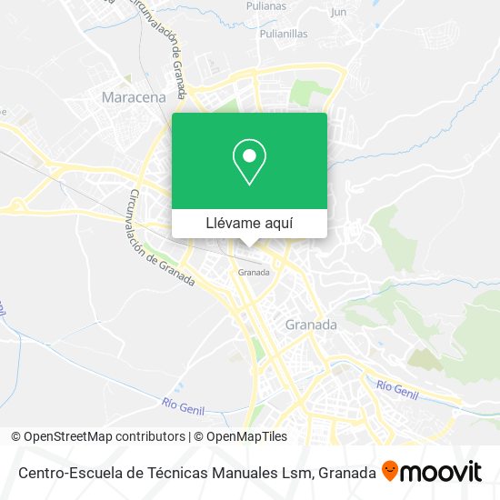 Mapa Centro-Escuela de Técnicas Manuales Lsm