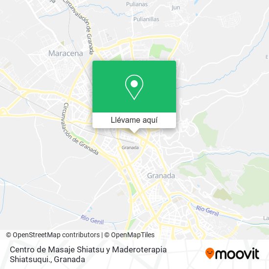 Mapa Centro de Masaje Shiatsu y Maderoterapia Shiatsuqui.